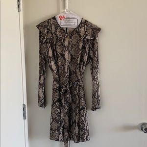 Karen Millen Snakeskin Dress